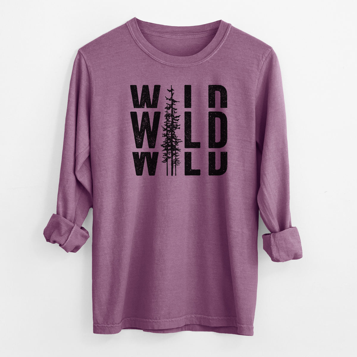 Wild - Men&#39;s Heavyweight 100% Cotton Long Sleeve