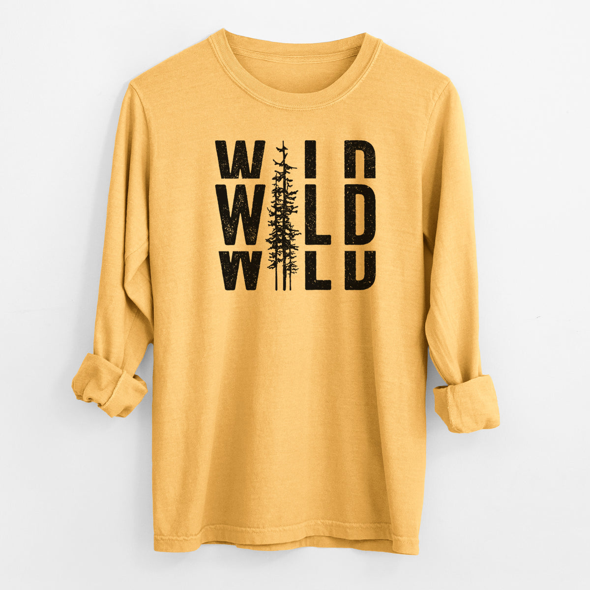 Wild - Men&#39;s Heavyweight 100% Cotton Long Sleeve