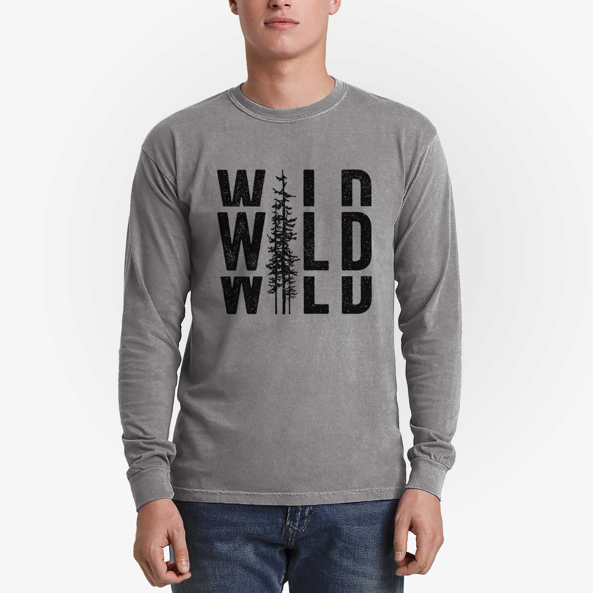 Wild - Men&#39;s Heavyweight 100% Cotton Long Sleeve