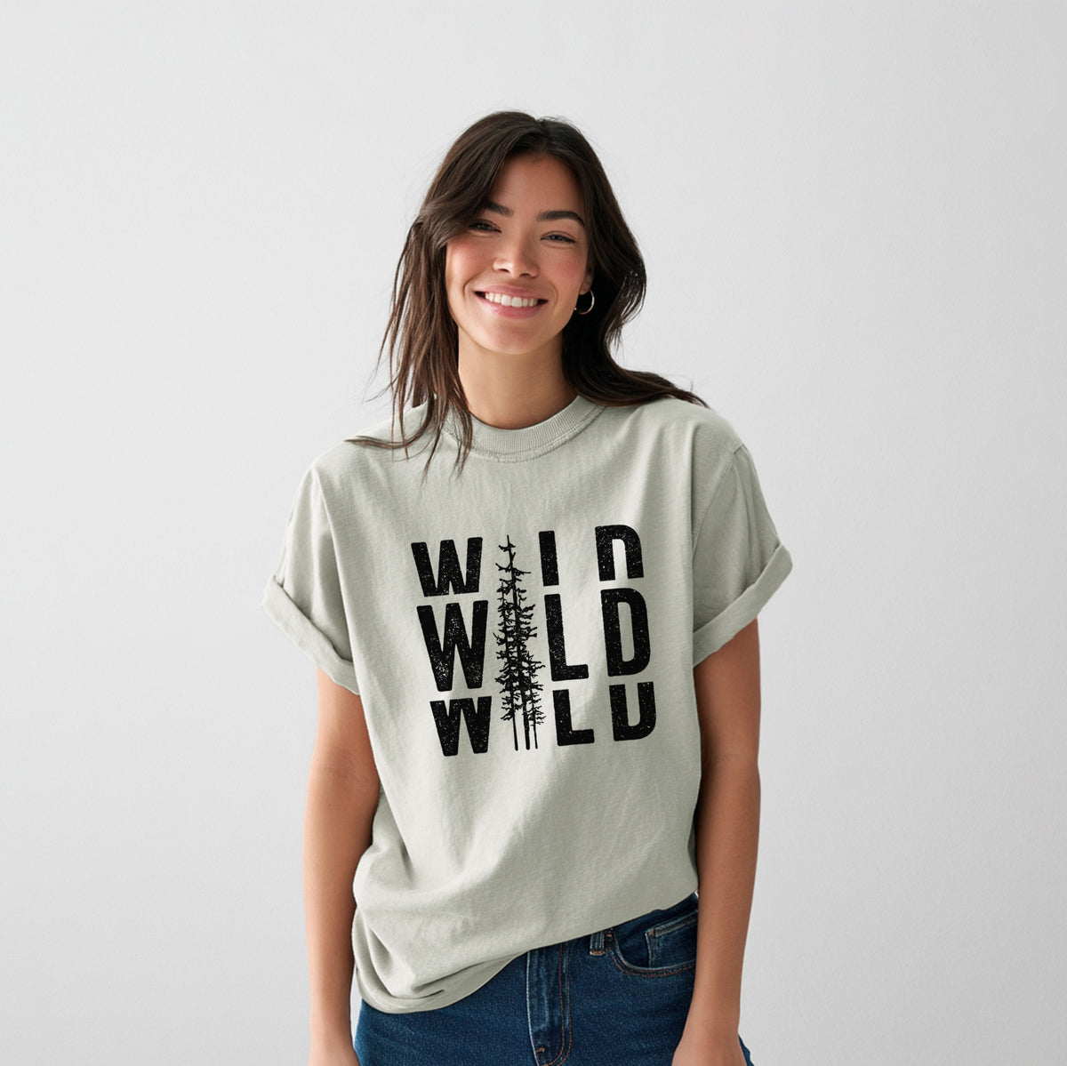 Wild - Heavyweight Men&#39;s 100% Organic Cotton Tee