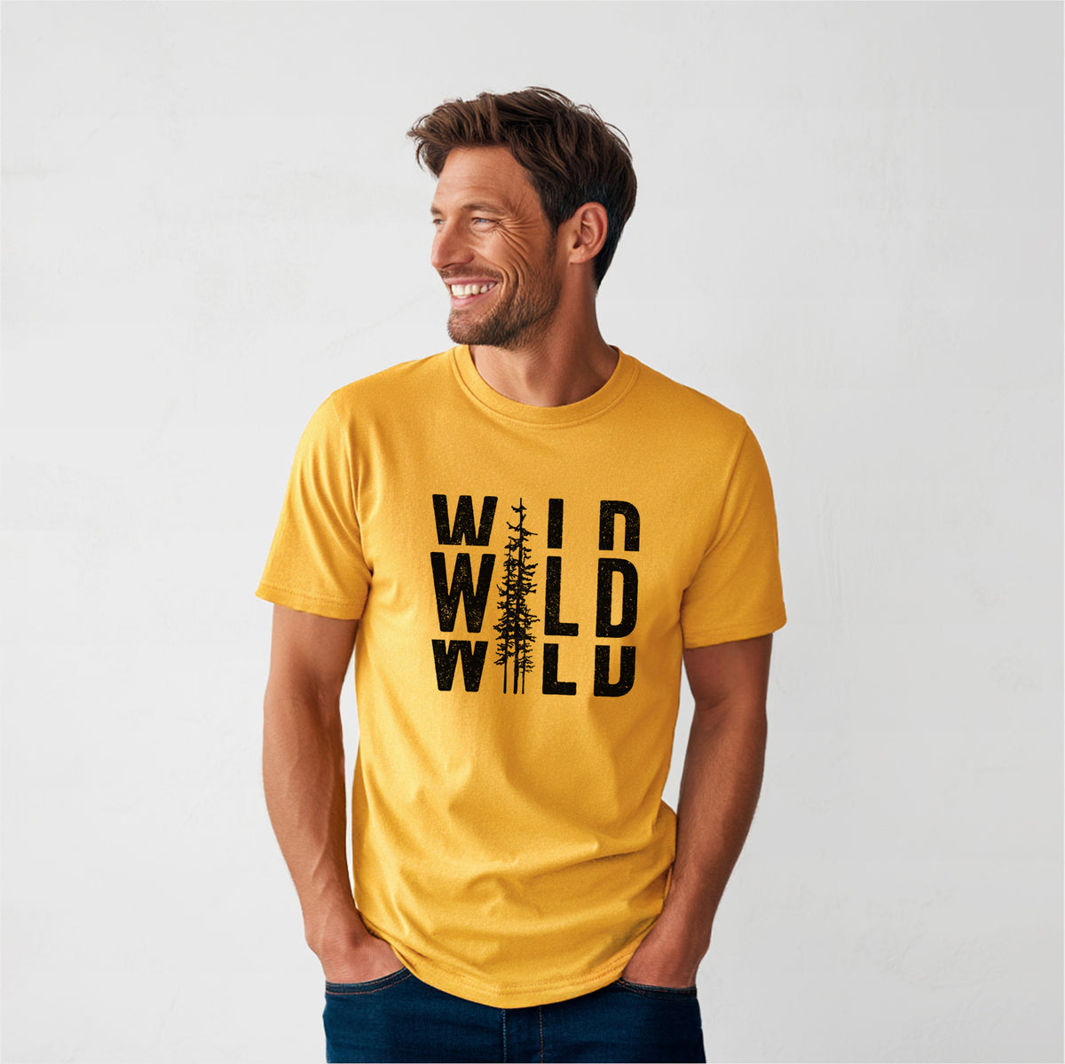 Wild - Heavyweight Men&#39;s 100% Organic Cotton Tee