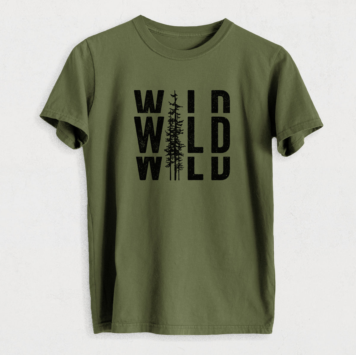 Wild - Heavyweight Men&#39;s 100% Organic Cotton Tee
