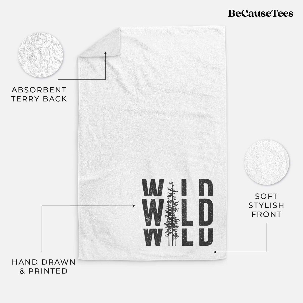 Wild Premium Decorative Hand Towel