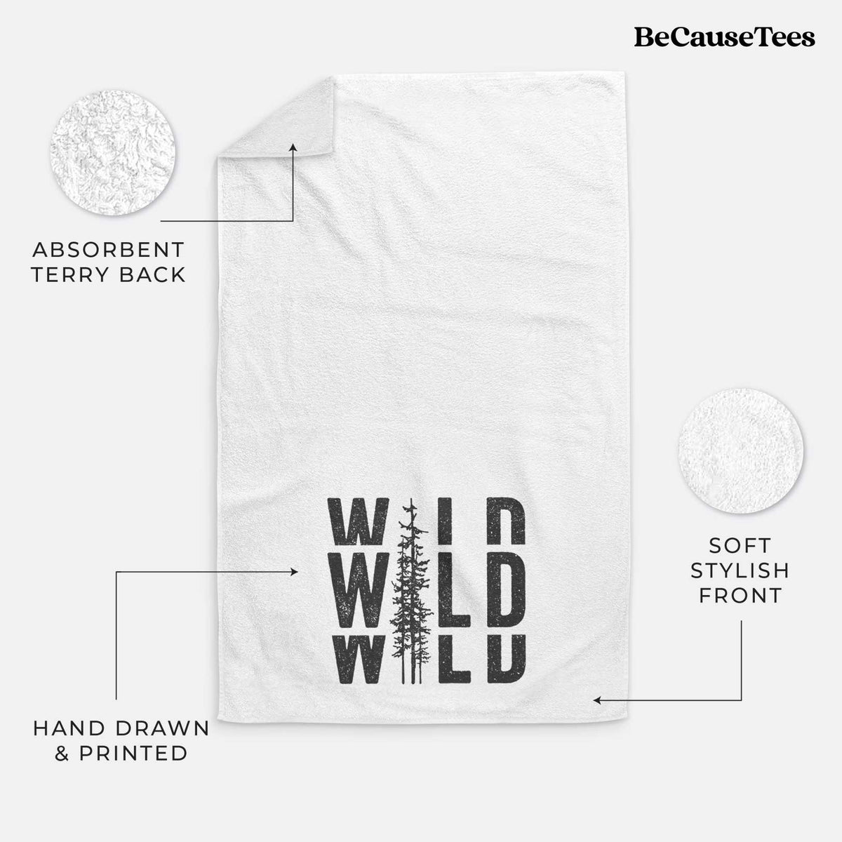 Wild Premium Decorative Hand Towel