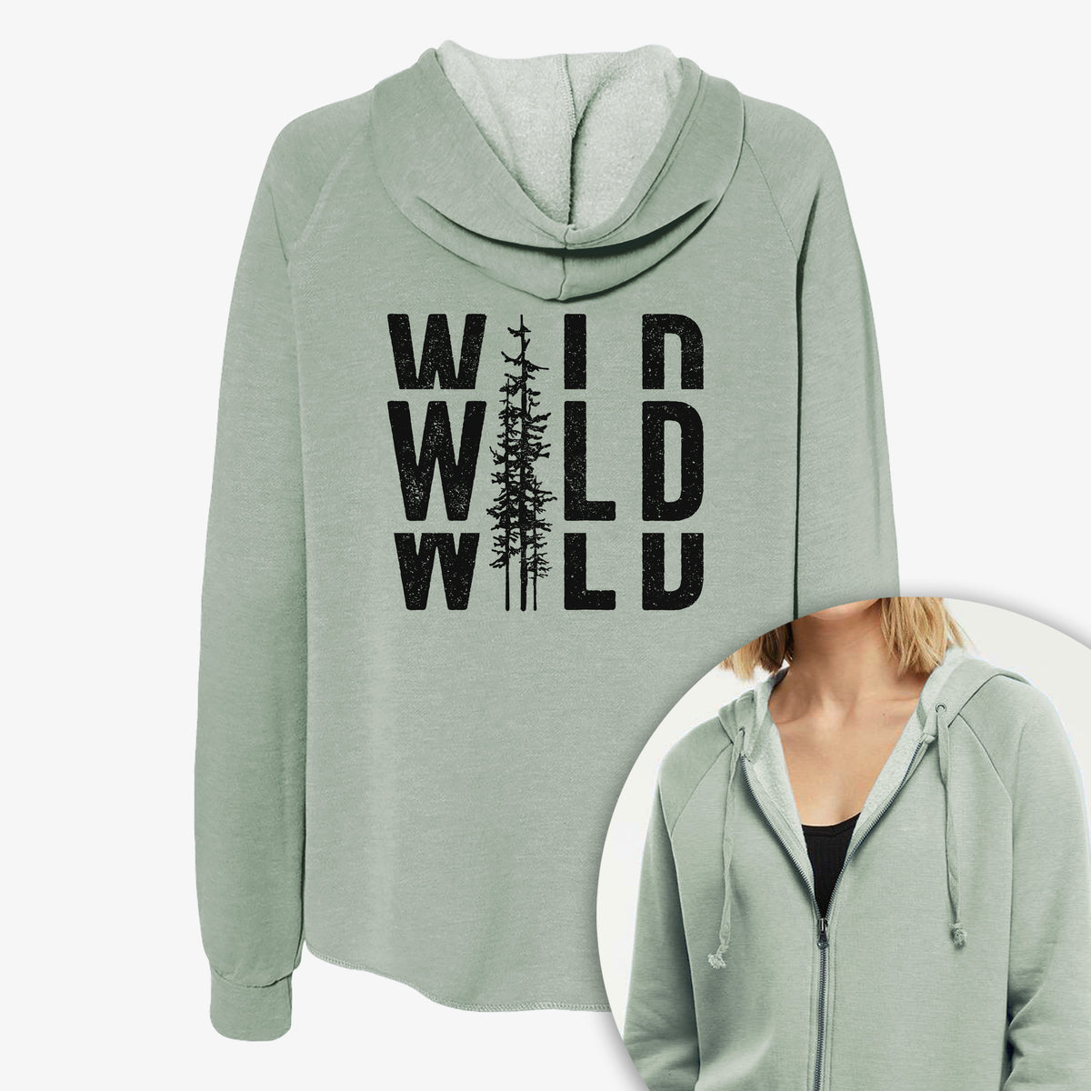 Wild - Women's Cali Wave Zip-Up Sweatshirt