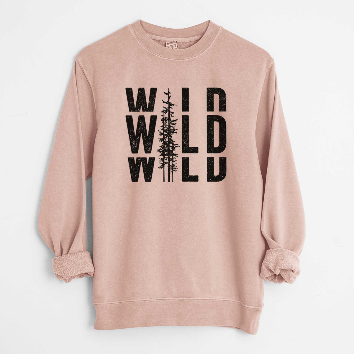 Wild - Unisex Pigment Dyed Crew Sweatshirt