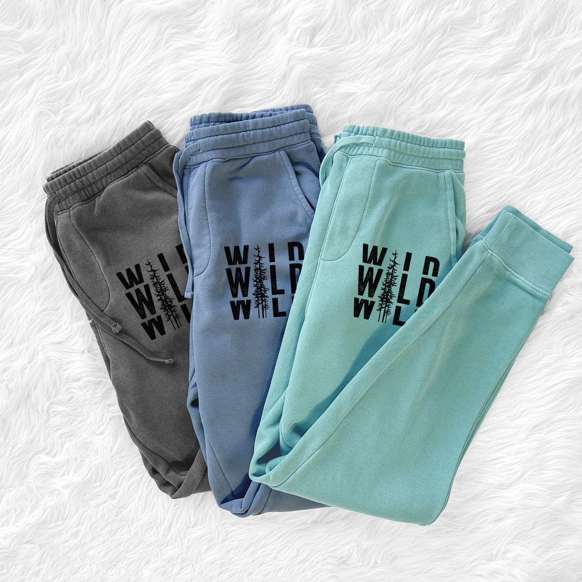 Wild - Unisex Pigment Dyed Sweatpants