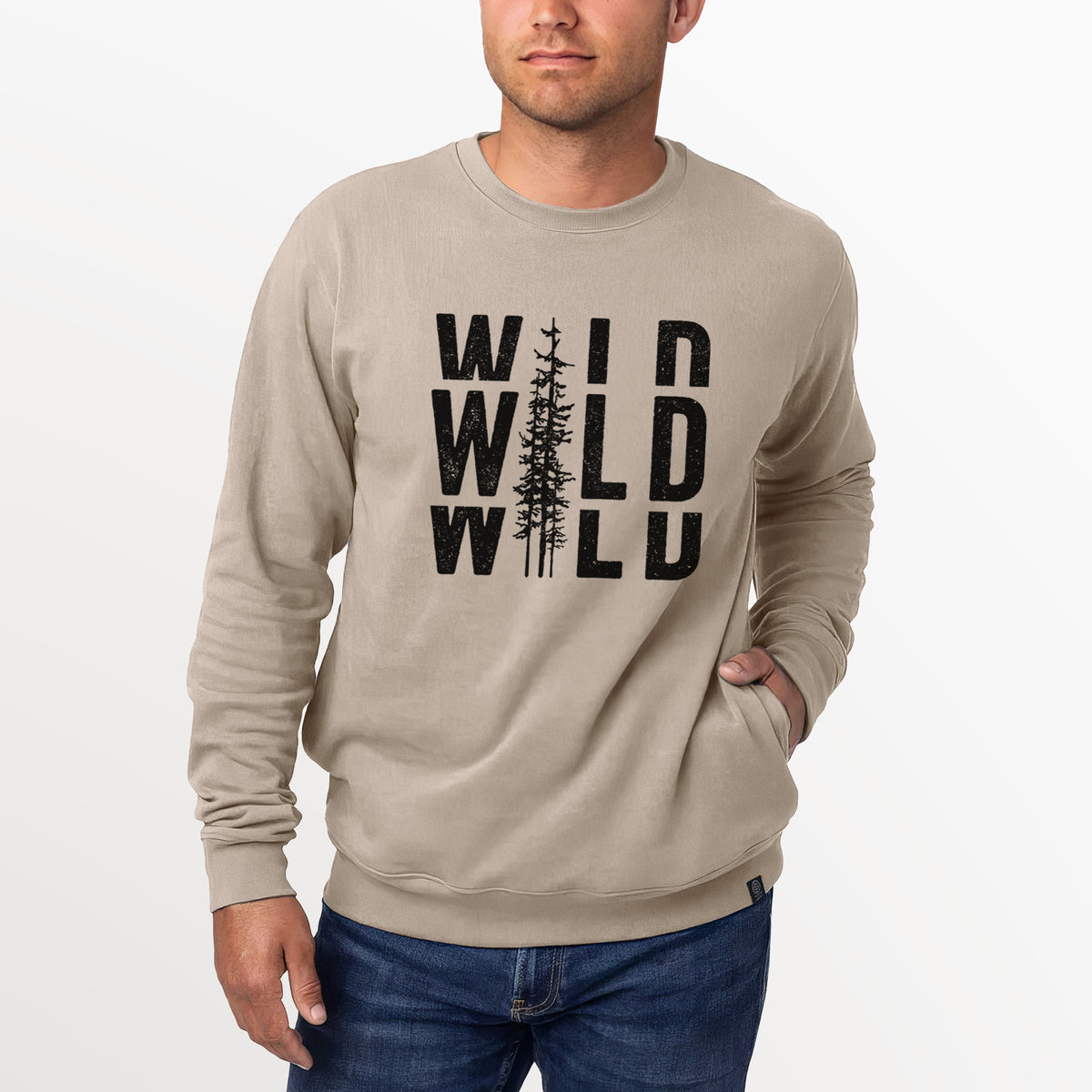 Wild  - Unisex Reclaimed Crewneck Sweatshirt