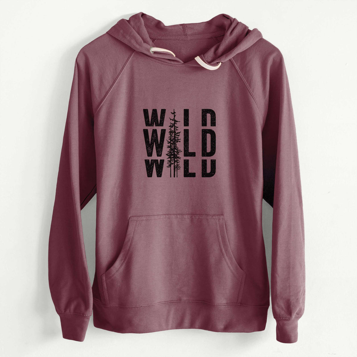 CLEARANCE - Wild  - Unisex Slim Fit Loopback Terry Hoodie