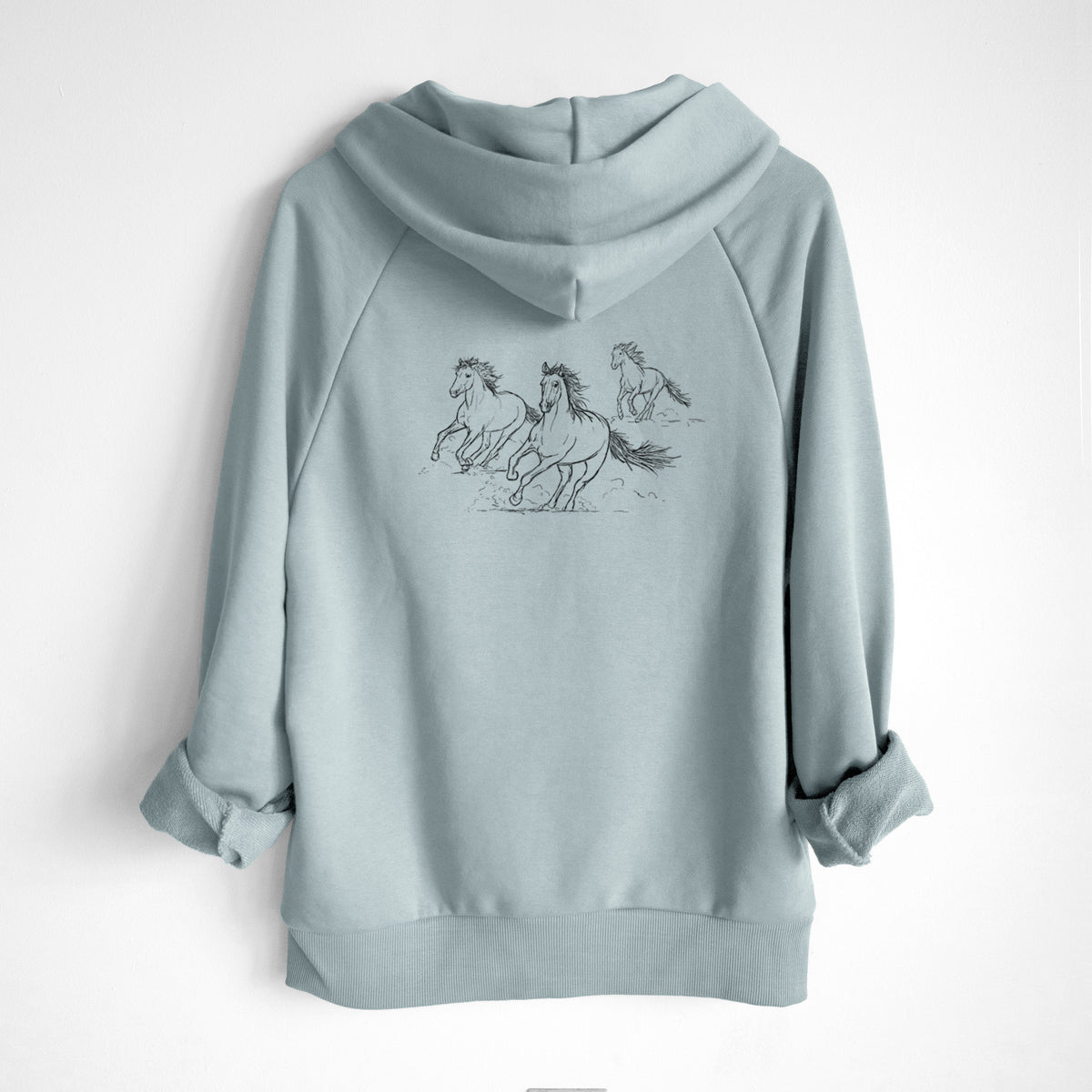 Wild Horses Running - UltraLuxe Heavyweight French Terry Hoodie