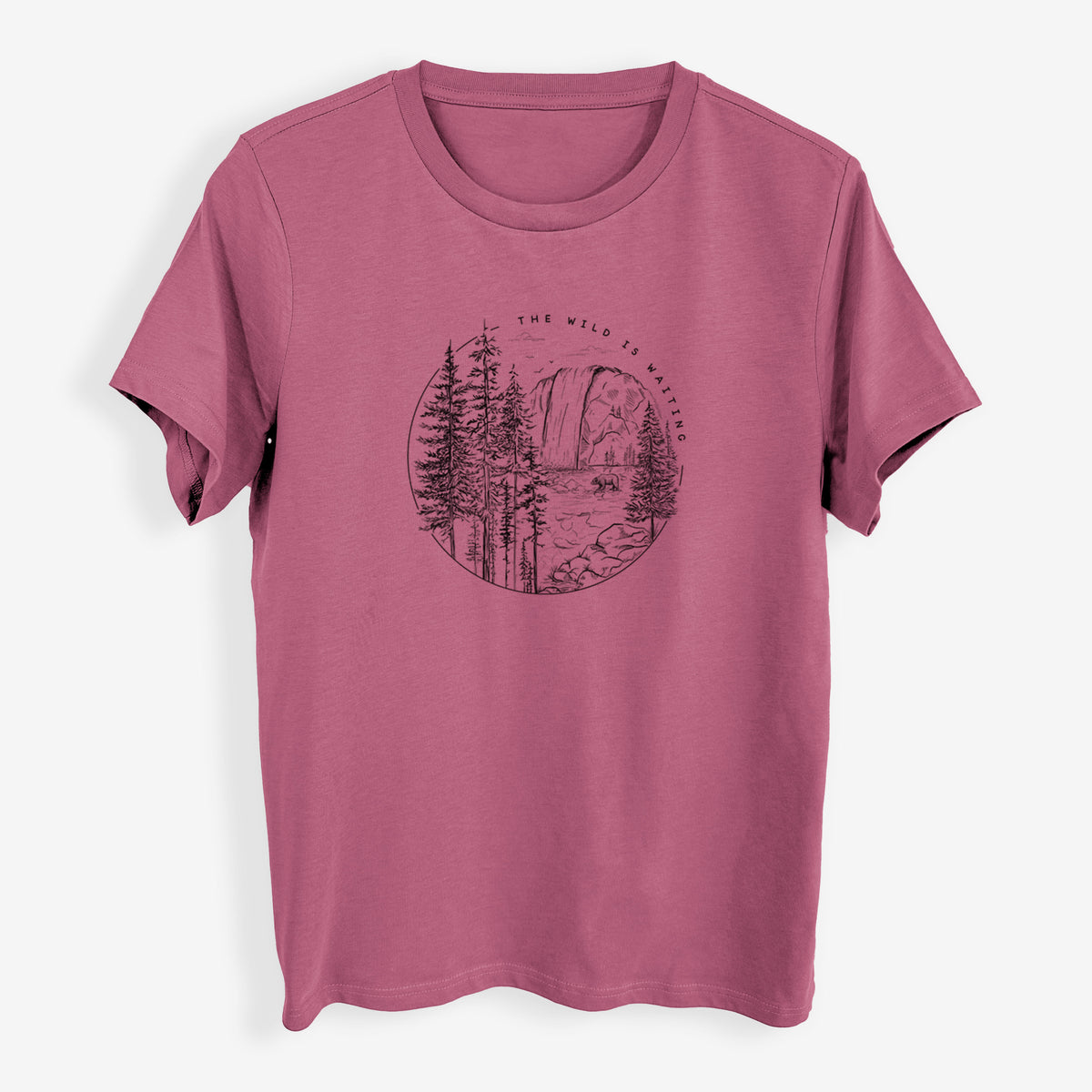 The Wild is Waiting - Womens Everyday Maple Tee