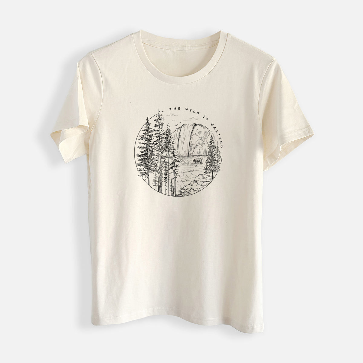 The Wild is Waiting - Womens Everyday Maple Tee