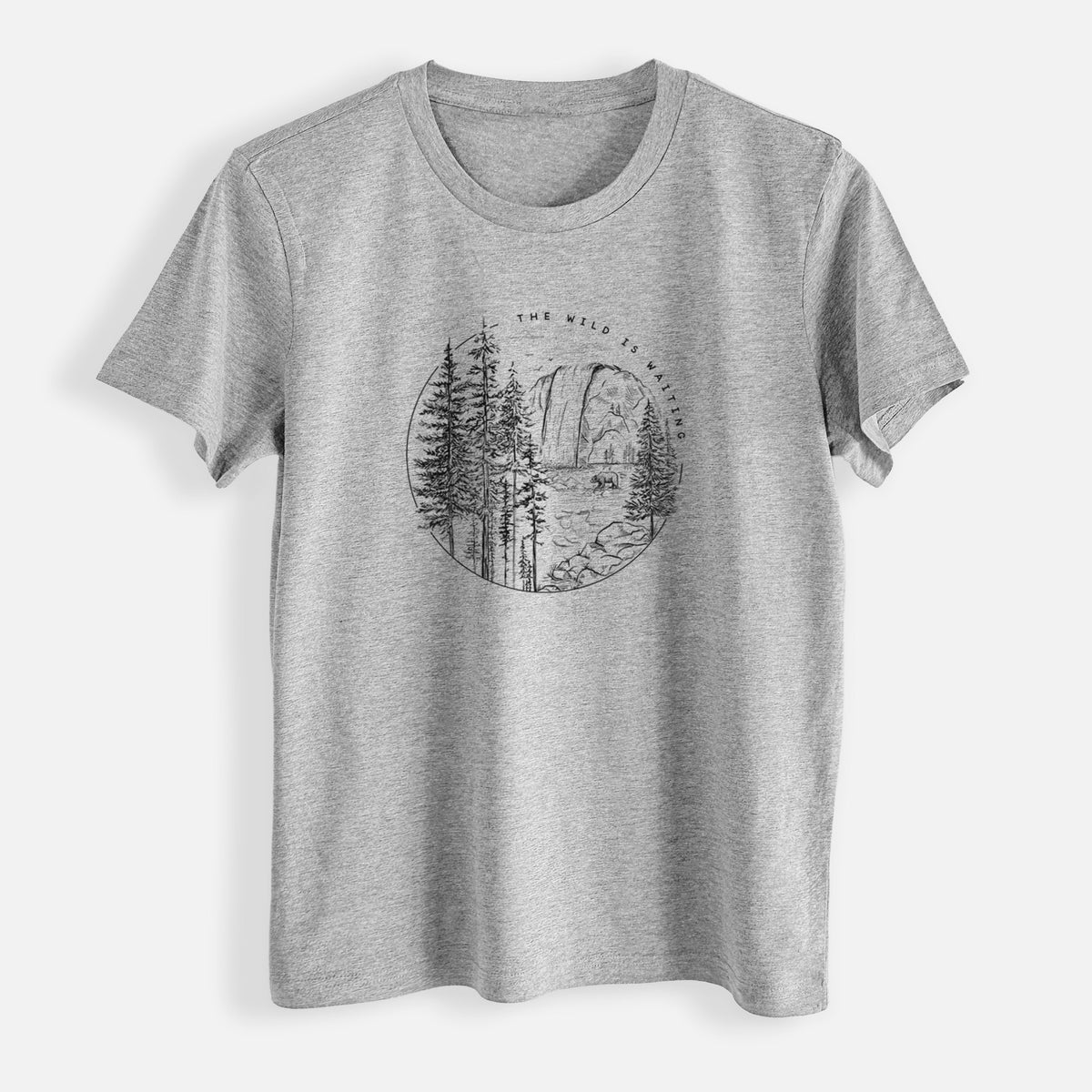 The Wild is Waiting - Womens Everyday Maple Tee