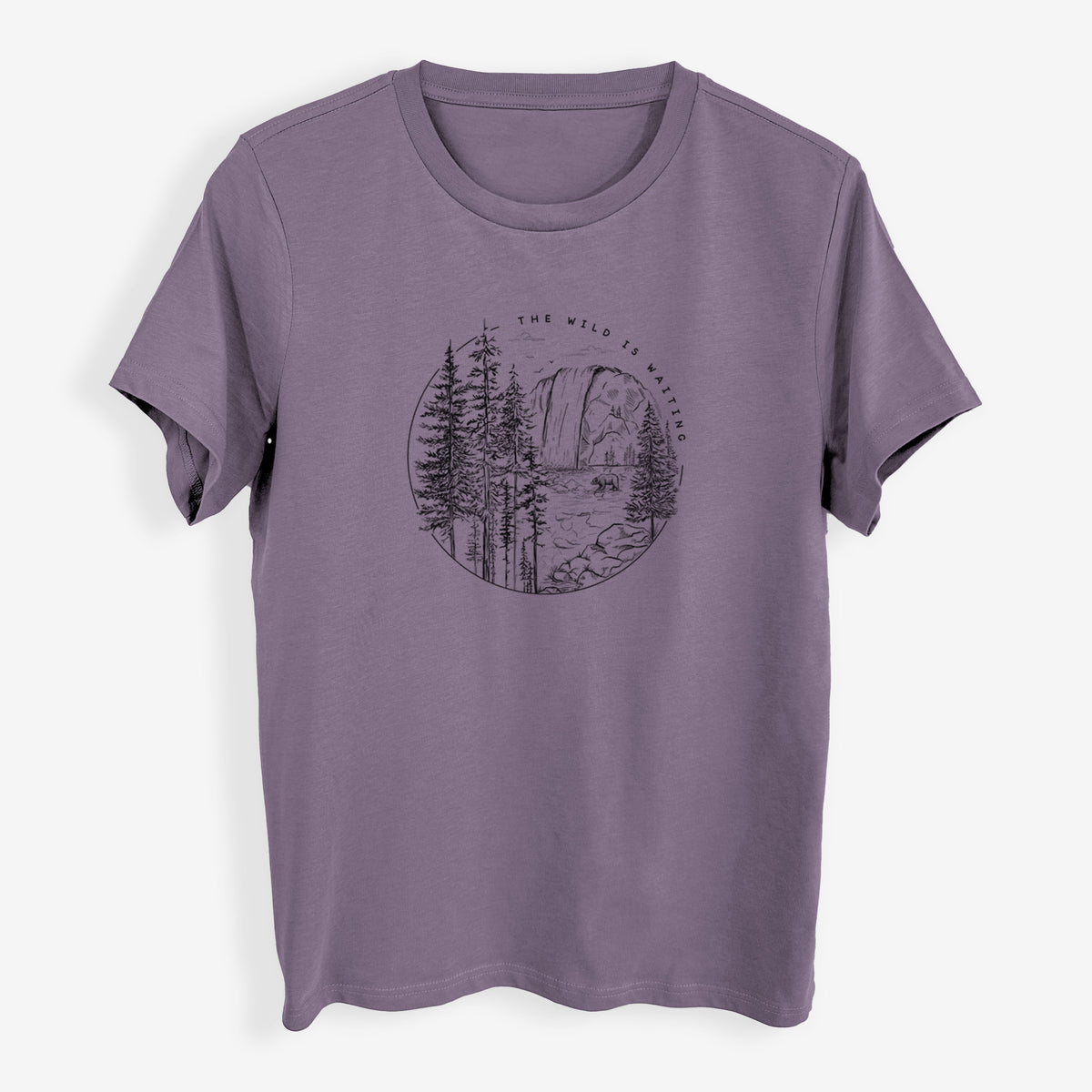 The Wild is Waiting - Womens Everyday Maple Tee