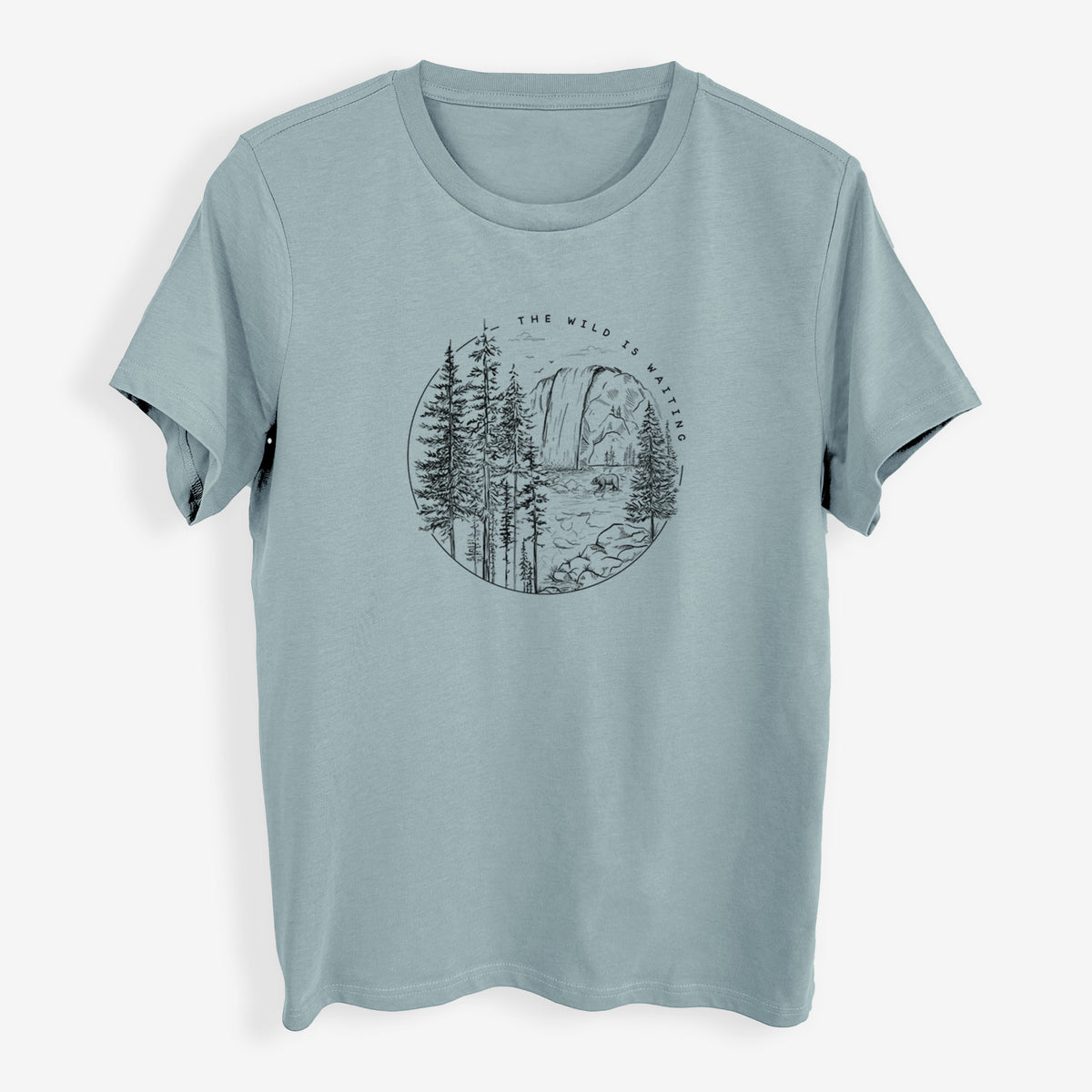 The Wild is Waiting - Womens Everyday Maple Tee