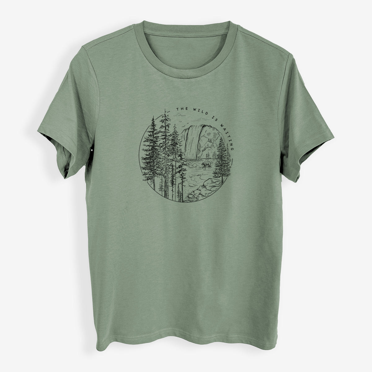 The Wild is Waiting - Womens Everyday Maple Tee