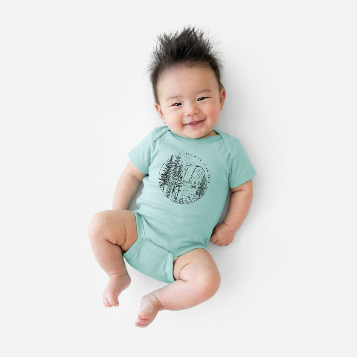 The Wild is Waiting - Baby Fine Jersey Bodysuit