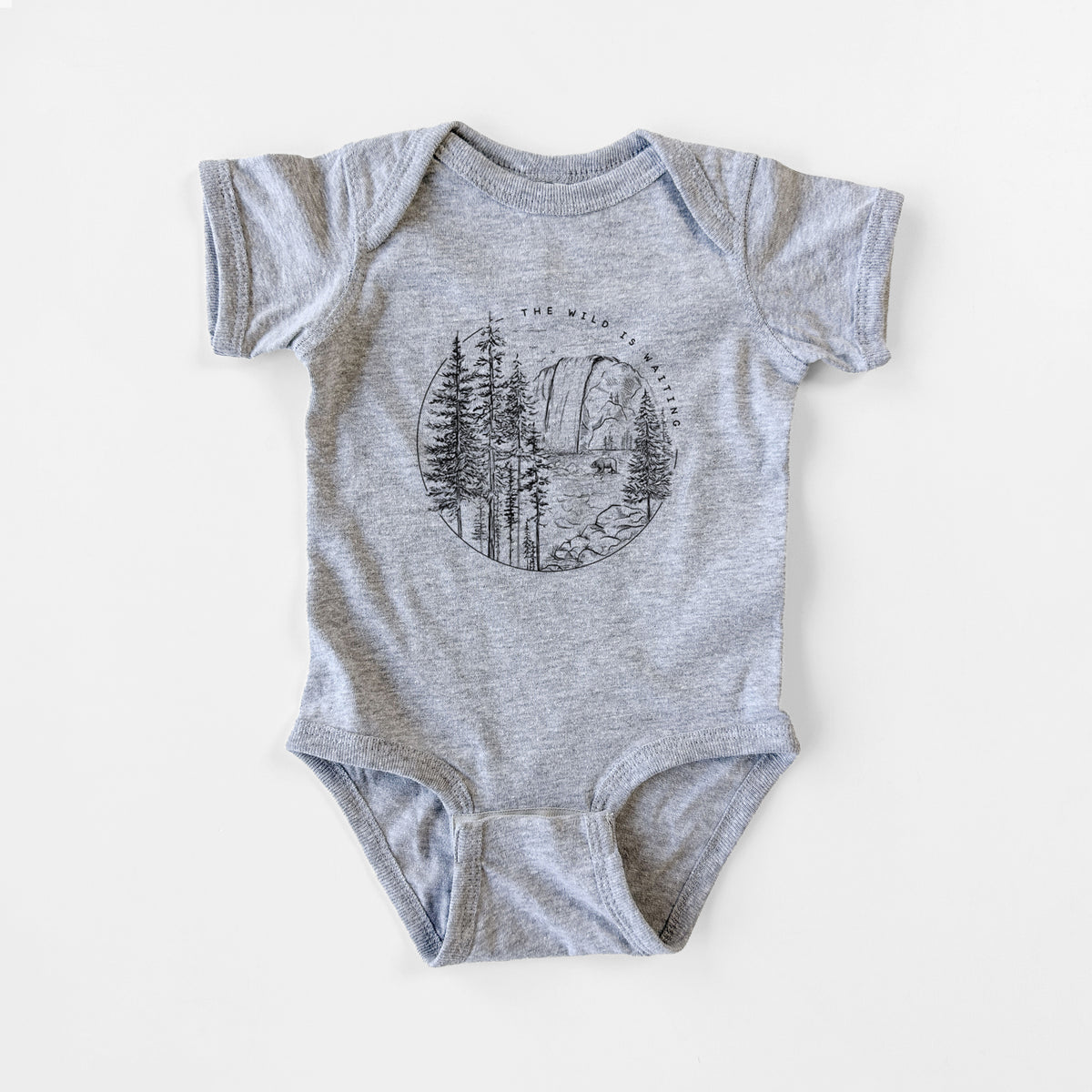 The Wild is Waiting - Baby Fine Jersey Bodysuit