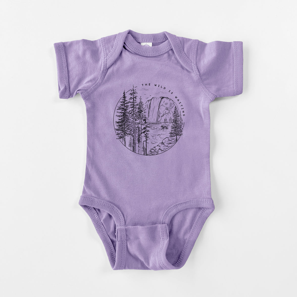 The Wild is Waiting - Baby Fine Jersey Bodysuit