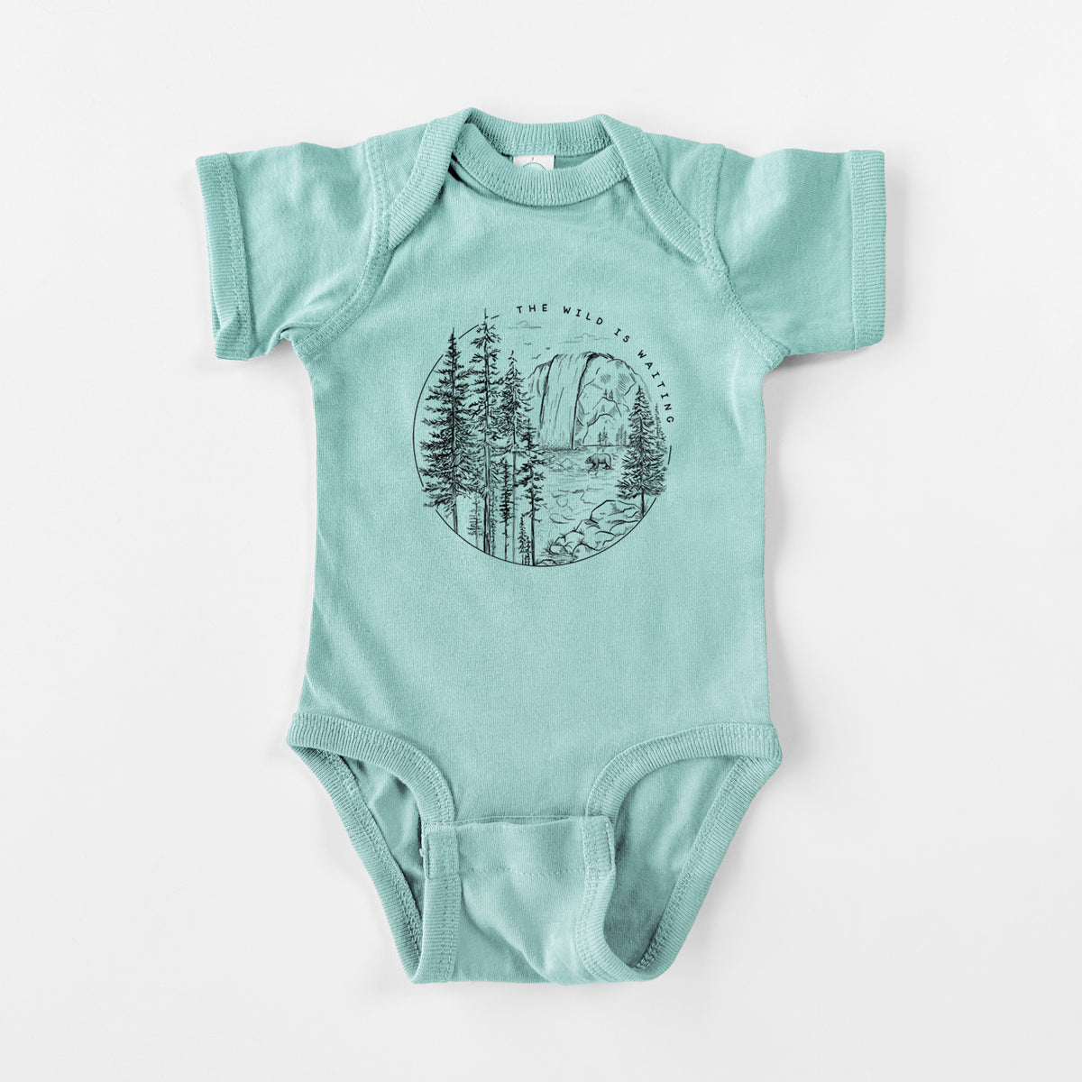 The Wild is Waiting - Baby Fine Jersey Bodysuit
