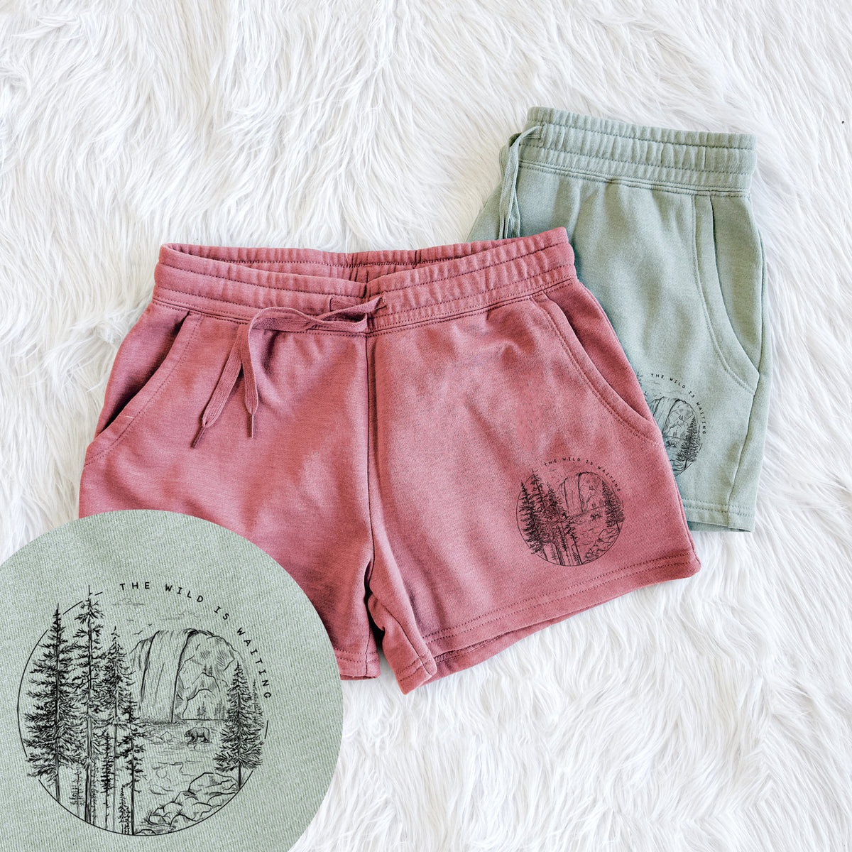 The Wild is Waiting - Women&#39;s Cali Wave Shorts