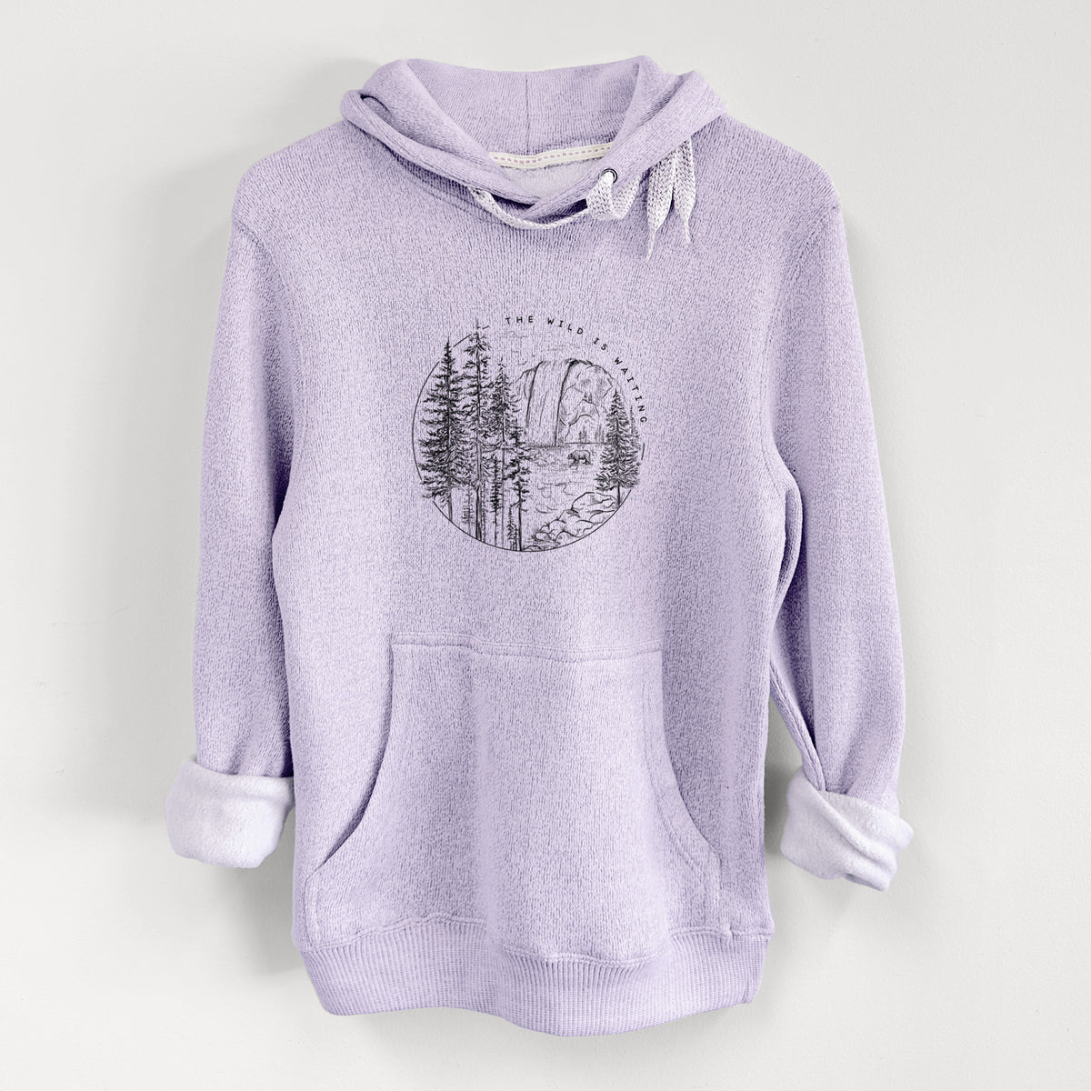 The Wild is Waiting - Knit Hoodie