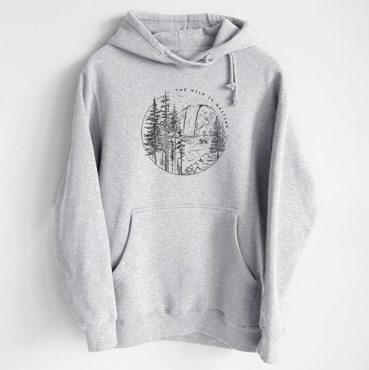 The Wild is Waiting - Heavyweight Fleece Hoodie