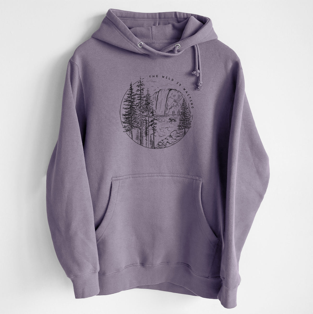 The Wild is Waiting - Heavyweight Fleece Hoodie