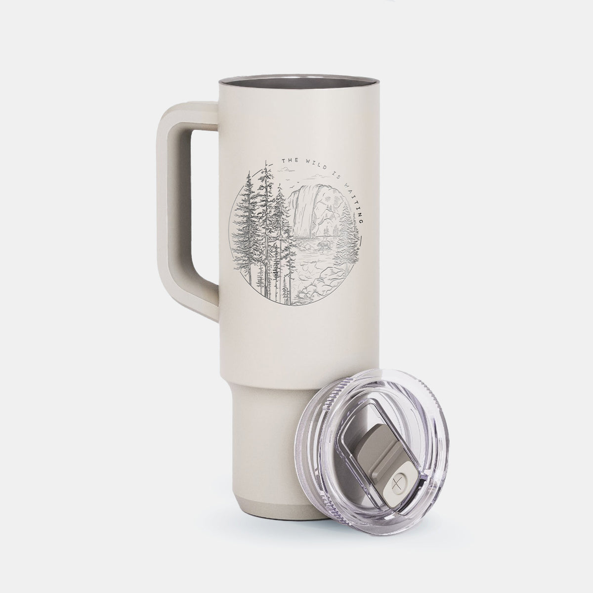 The Wild is Waiting - 40oz Skinny Recharge Tumbler