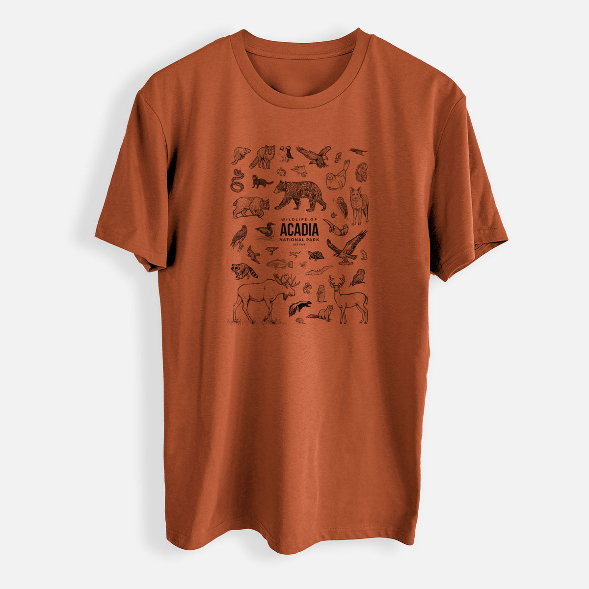 Wildlife of Acadia National Park - Mens Everyday Staple Tee