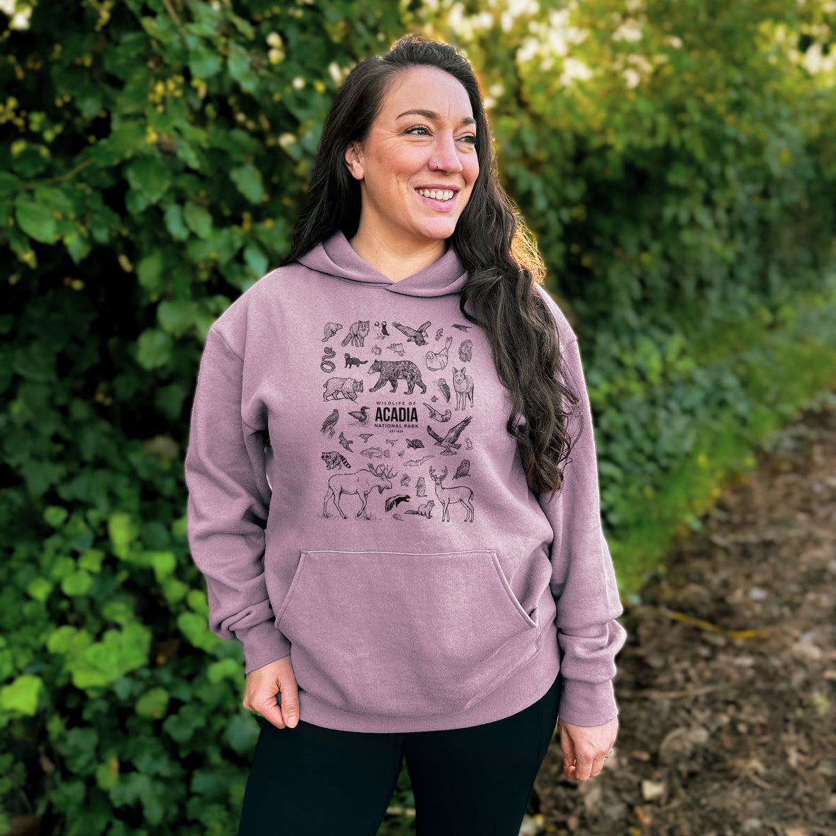 Wildlife of Acadia National Park  - Bodega Midweight Hoodie