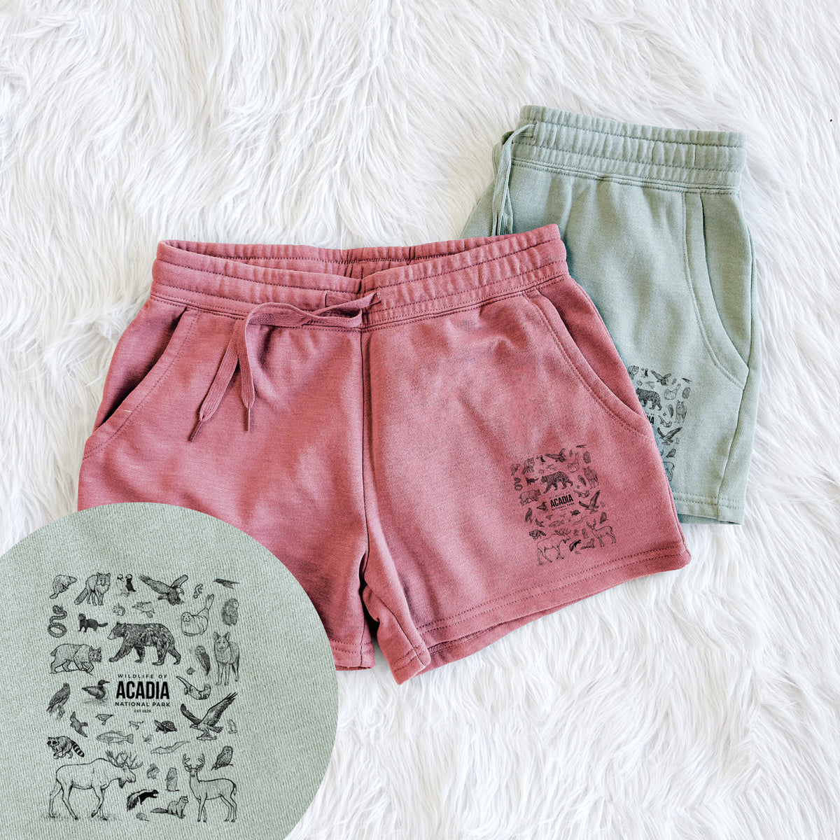 Wildlife of Acadia National Park - Women&#39;s Cali Wave Shorts