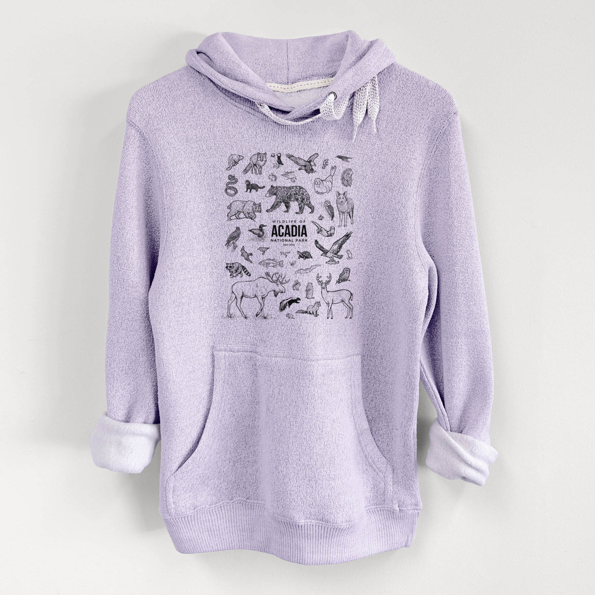 Wildlife of Acadia National Park - Knit Hoodie