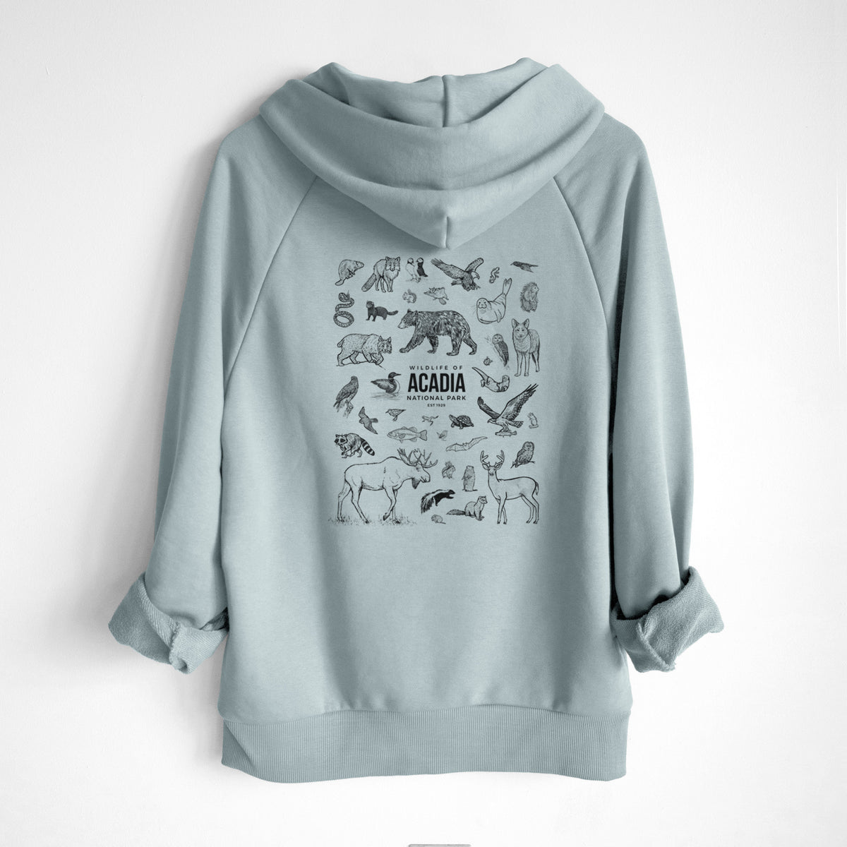 Wildlife of Acadia National Park - UltraLuxe Heavyweight French Terry Hoodie
