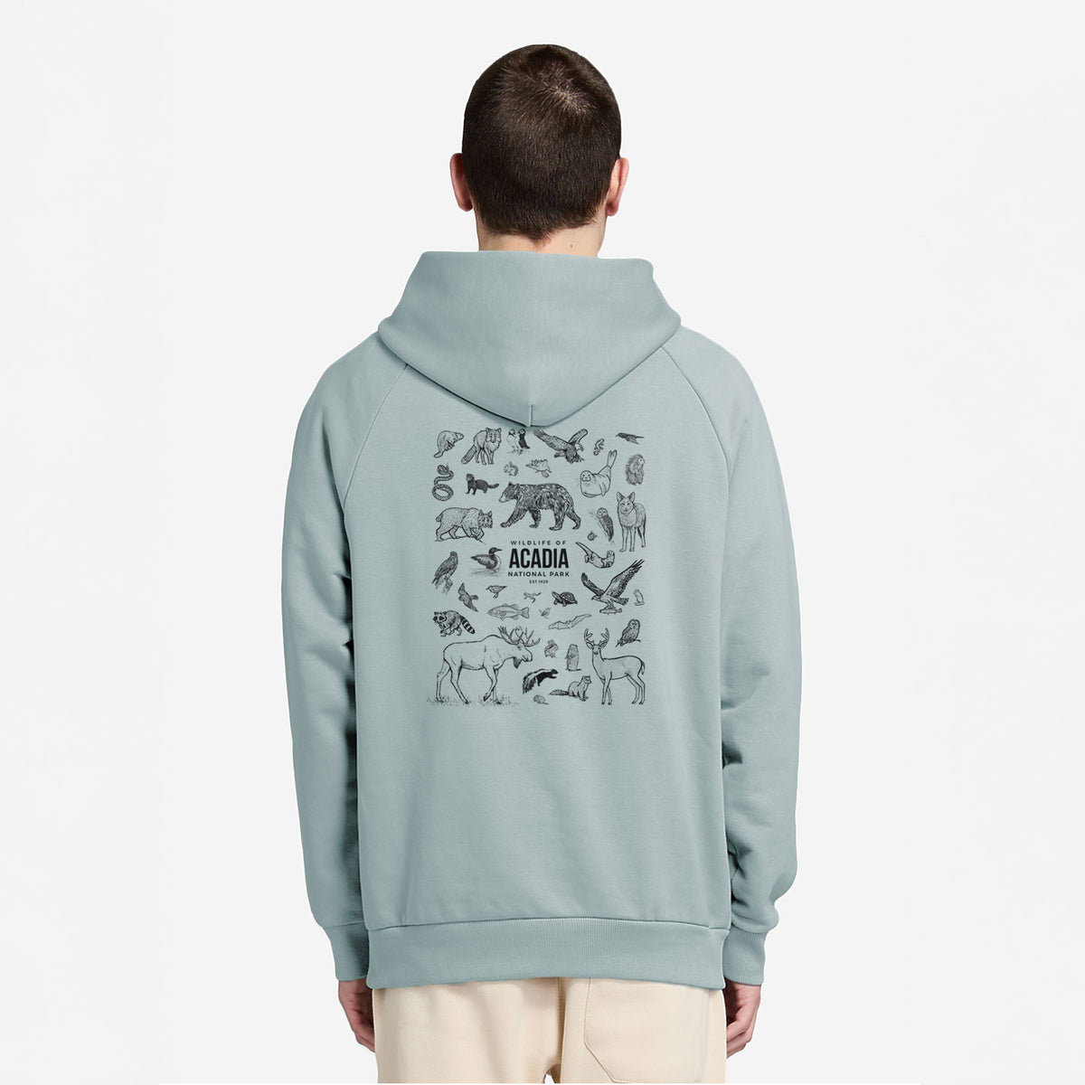 Wildlife of Acadia National Park - UltraLuxe Heavyweight French Terry Hoodie