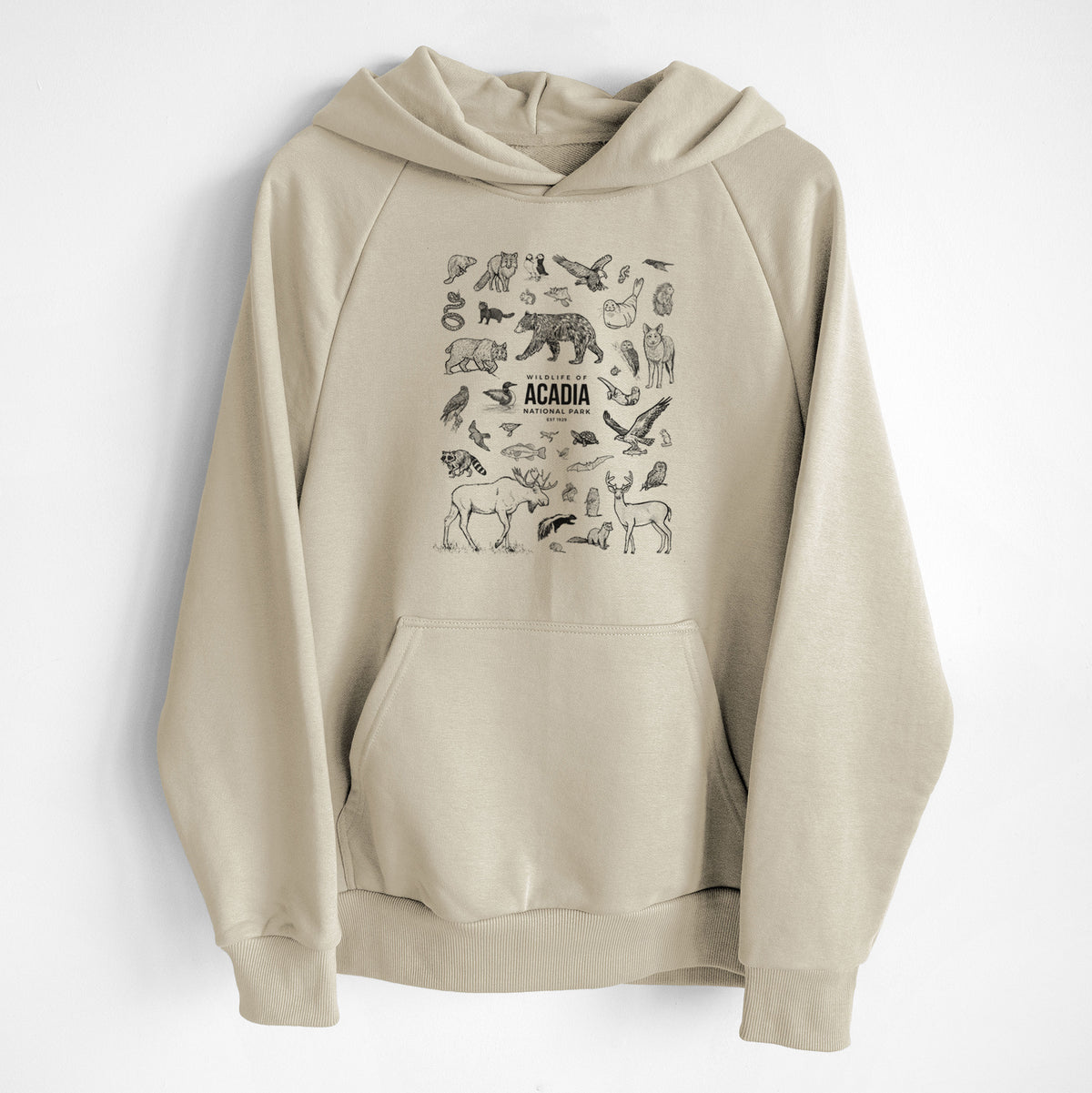 Wildlife of Acadia National Park - UltraLuxe Heavyweight French Terry Hoodie