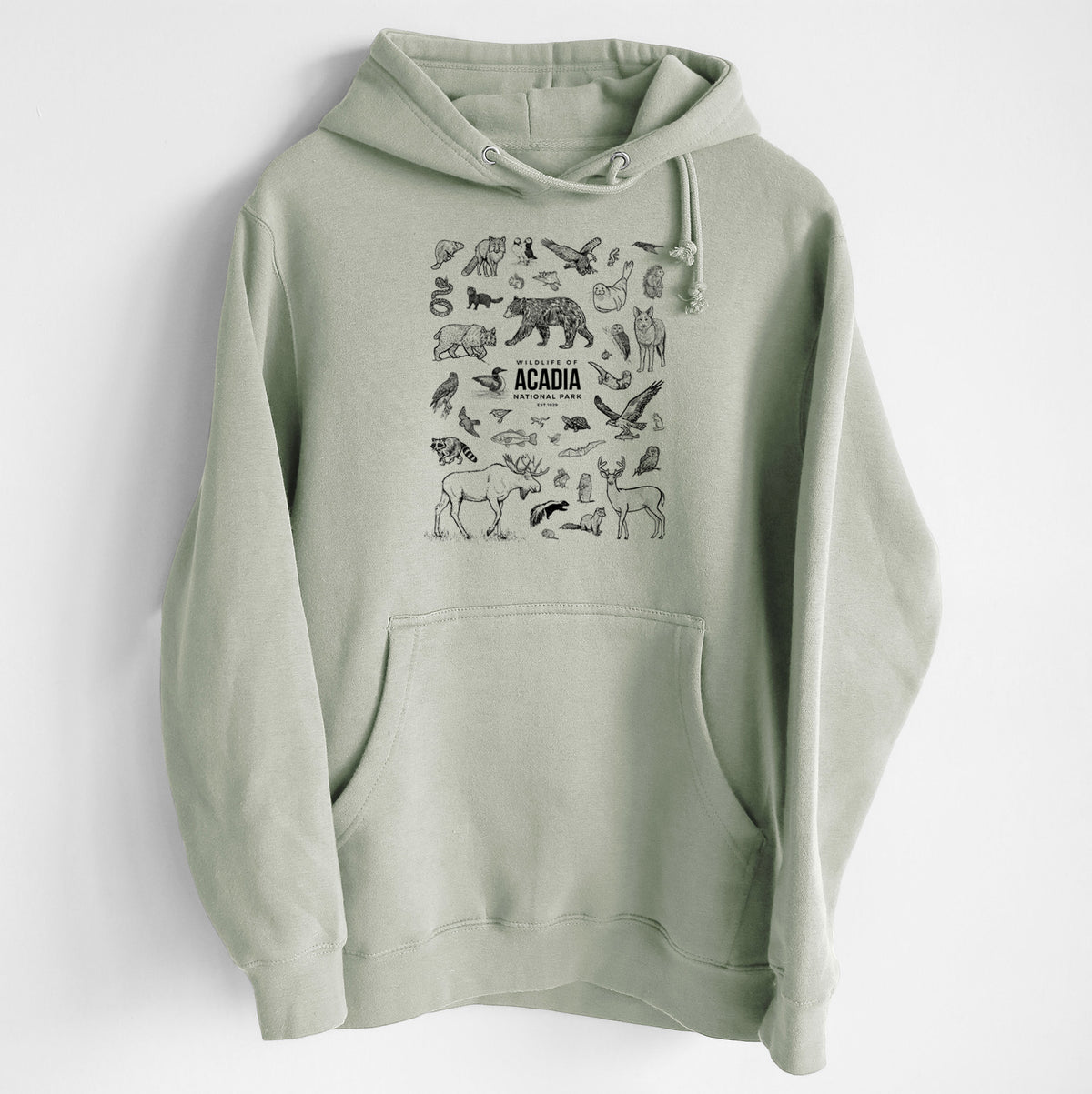 Wildlife of Acadia National Park - Heavyweight Fleece Hoodie