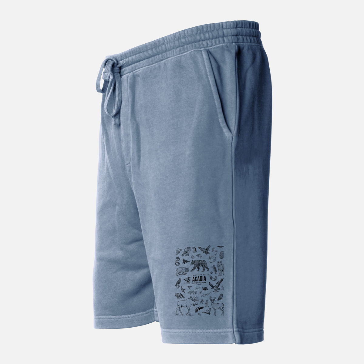 Wildlife of Acadia National Park - Unisex Pigment Dyed Shorts