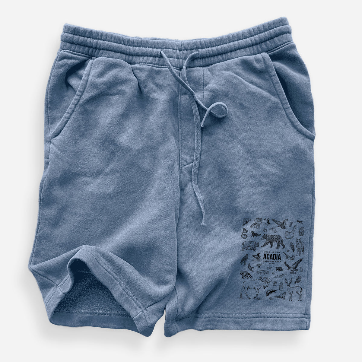 Wildlife of Acadia National Park - Unisex Pigment Dyed Shorts