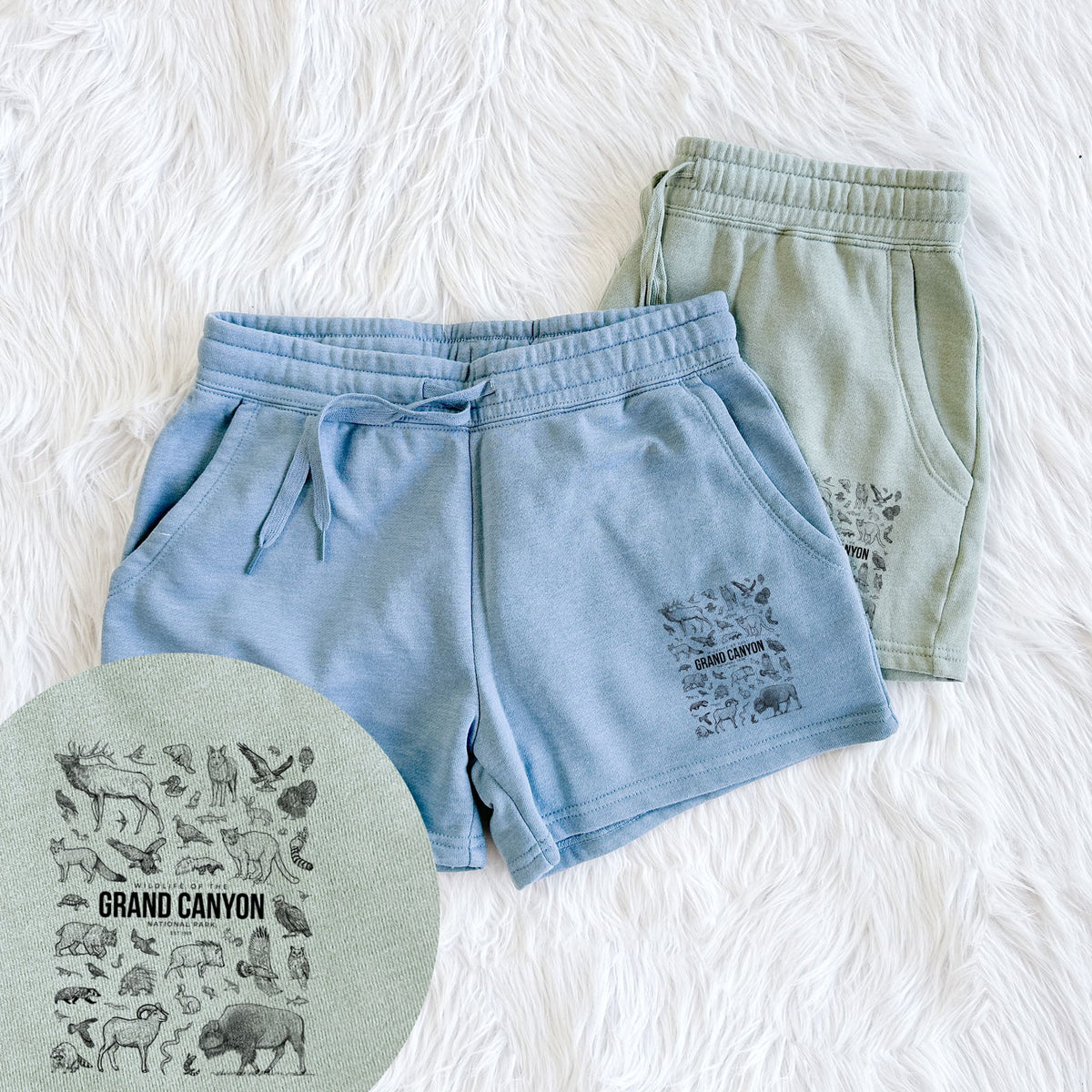 Wildlife of the Grand Canyon National Park - Women's Cali Wave Shorts