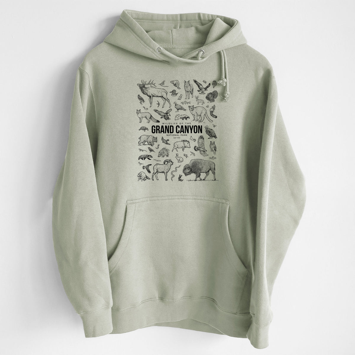 Wildlife of the Grand Canyon National Park - Heavyweight Fleece Hoodie