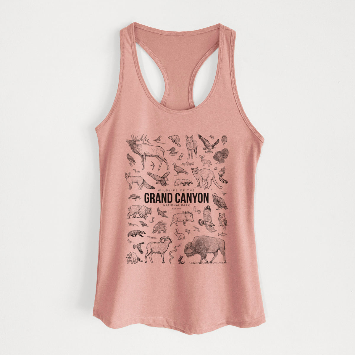 Wildlife of the Grand Canyon National Park - Women's Racerback Tanktop