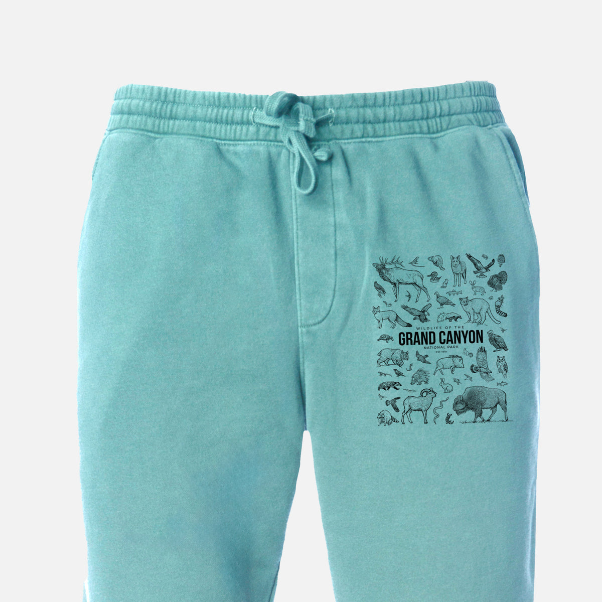 Wildlife of the Grand Canyon National Park - Unisex Pigment Dyed Sweatpants
