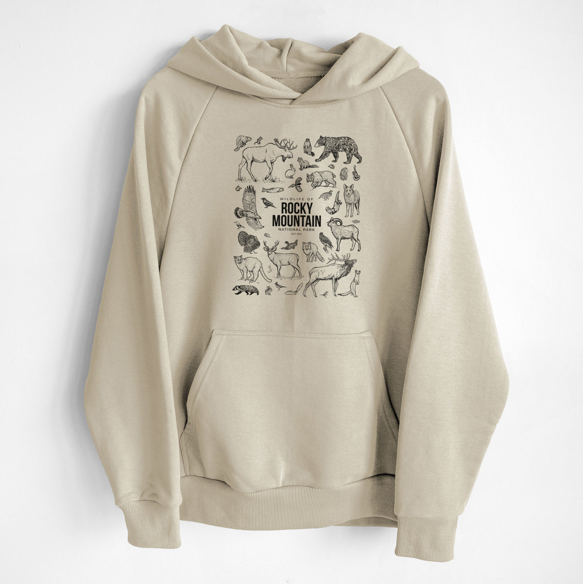 Wildlife of the Rocky Mountain National Park - UltraLuxe Heavyweight French Terry Hoodie