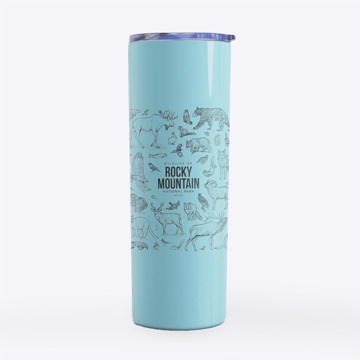 Wildlife of the Rocky Mountain National Park - 20oz Skinny Tumbler