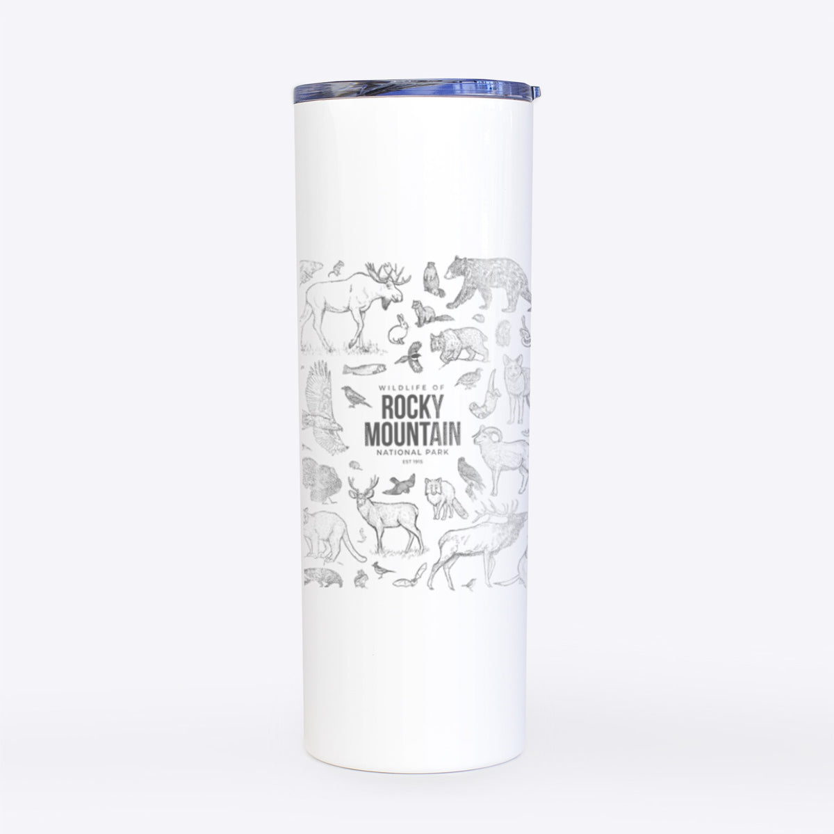 Wildlife of the Rocky Mountain National Park - 20oz Skinny Tumbler