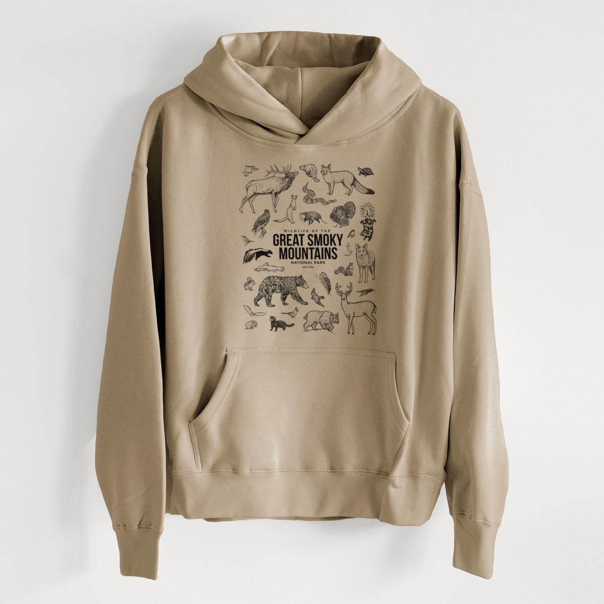 Wildlife of the Great Smoky Mountains National Park - Women&#39;s Heavyweight Relaxed Hoodie