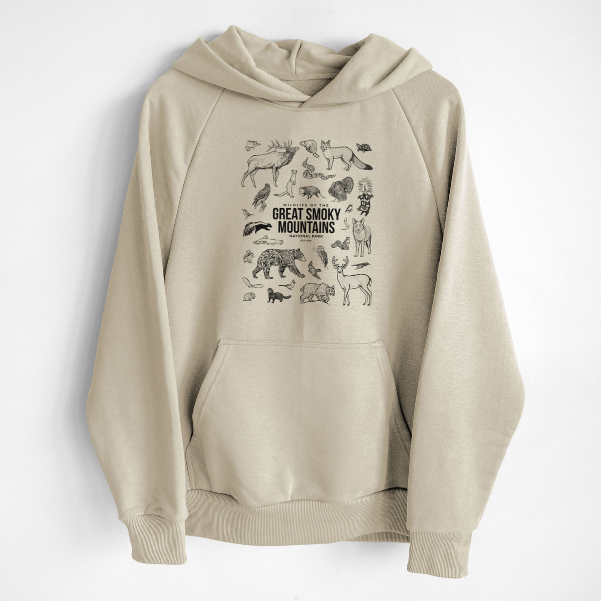 Wildlife of the Great Smoky Mountains National Park - UltraLuxe Heavyweight French Terry Hoodie