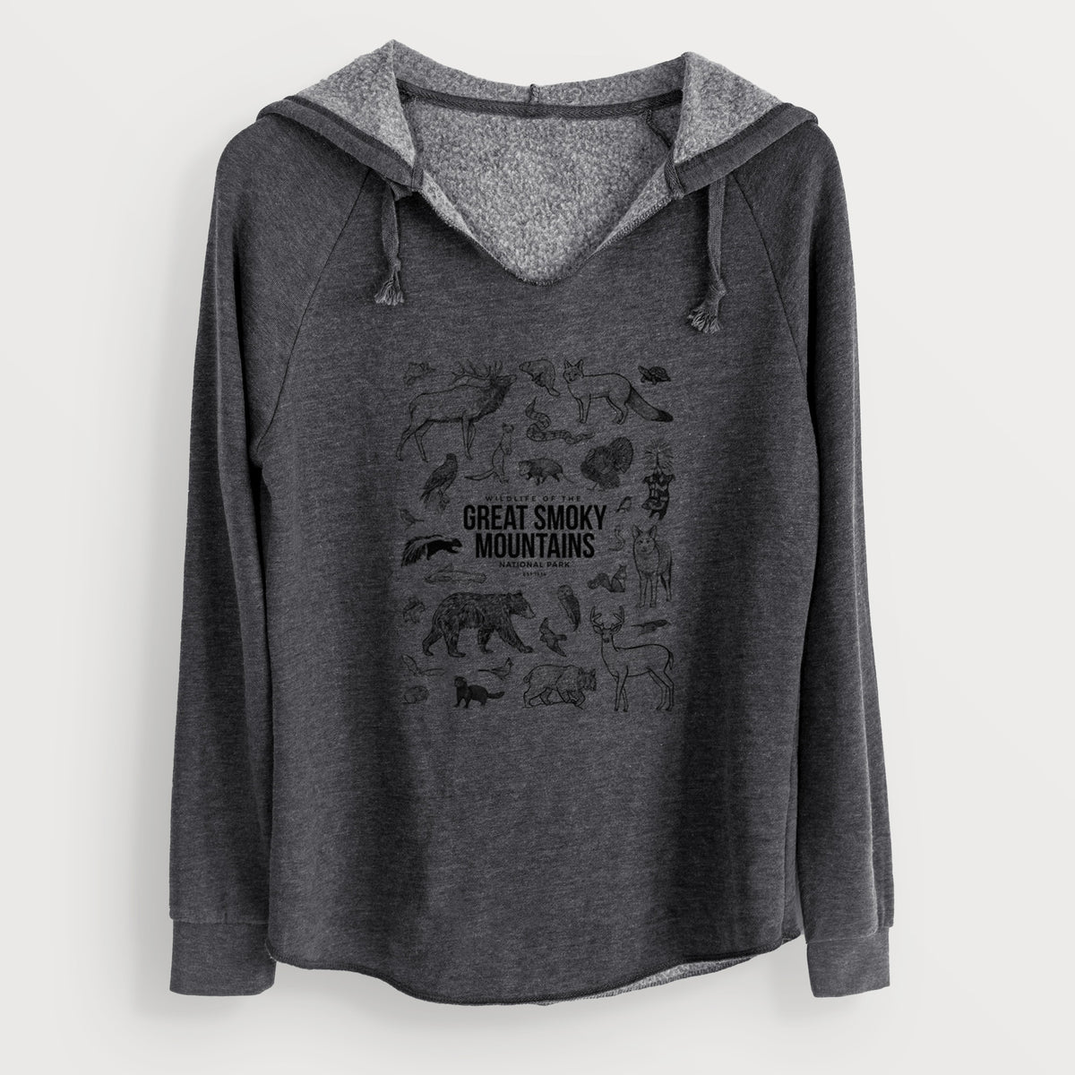 Wildlife of the Great Smoky Mountains National Park - Cali Wave Hooded Sweatshirt