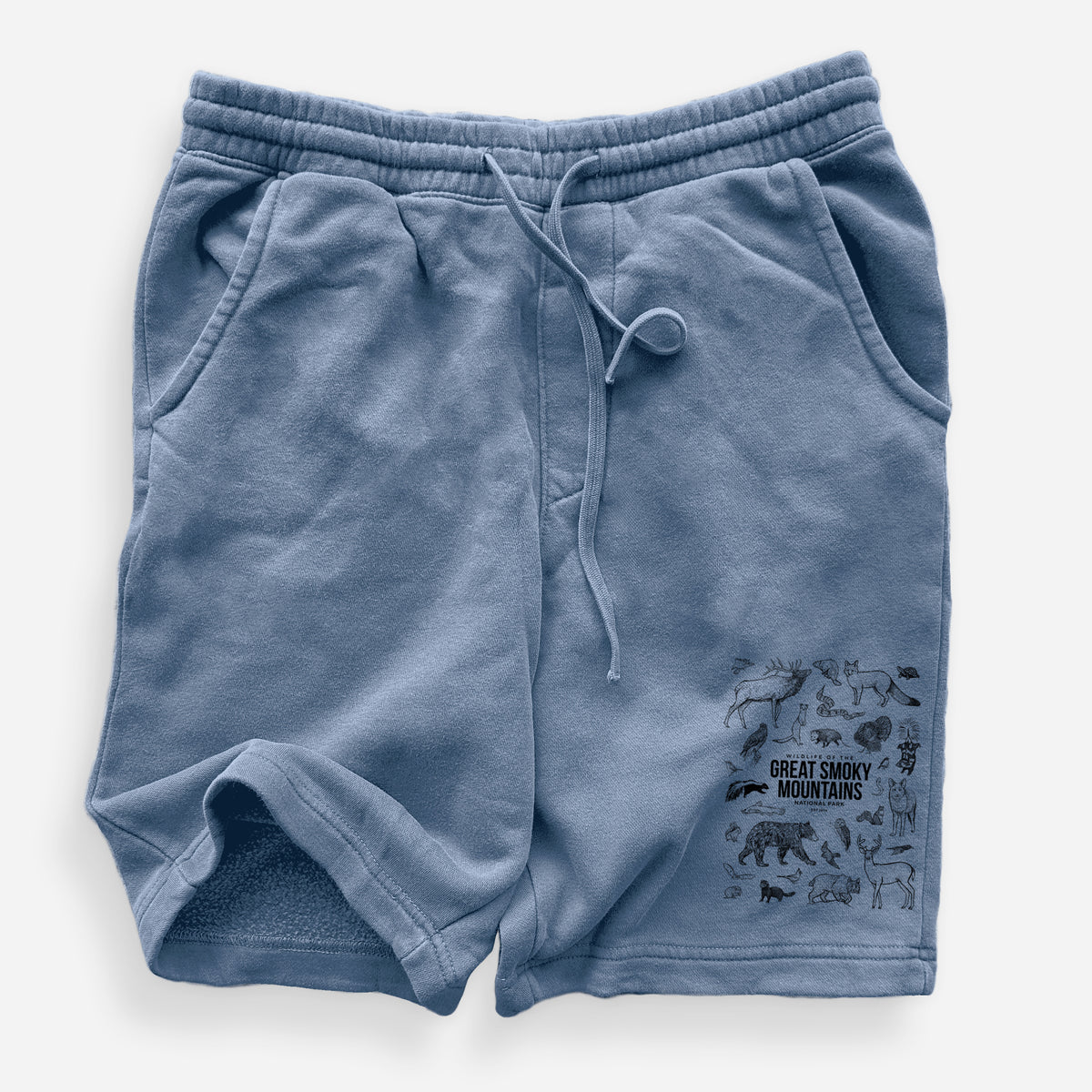 Wildlife of the Great Smoky Mountains National Park - Unisex Pigment Dyed Shorts